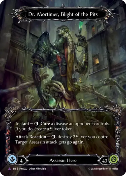 Dr. Mortimer, Blight of the Pits Frente