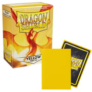 100 Dragon Shield Sleeves - Matte Yellow