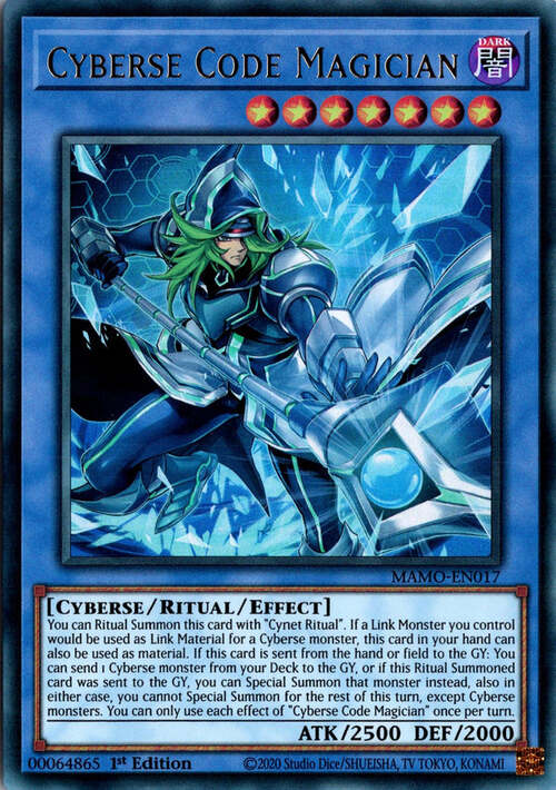 Cyberse Code Magician Card Front