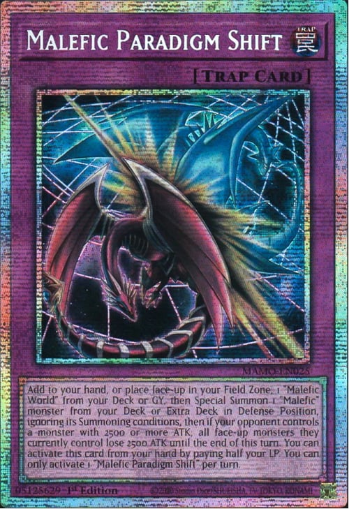 Malefic Paradigm Shift Card Front