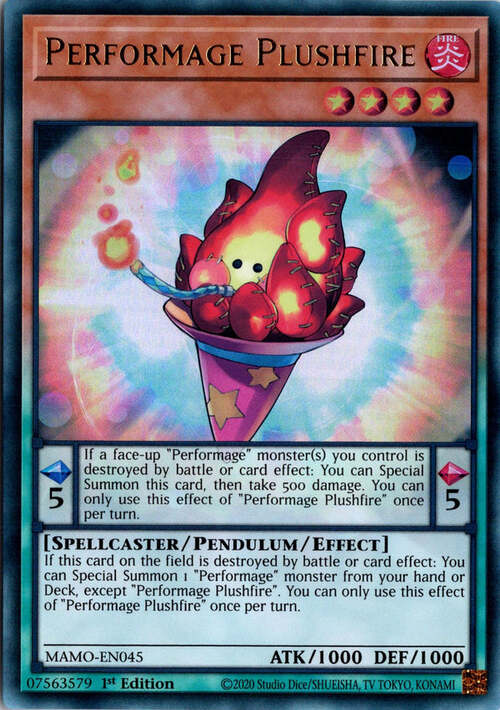 Performage Plushfire Frente
