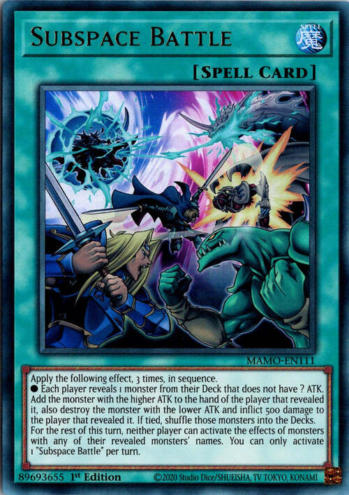 Battaglia Subspaziale Card Front
