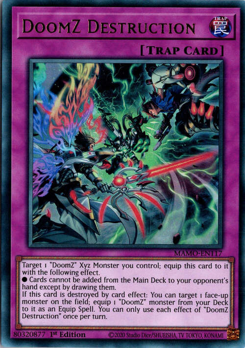 Distruzione DoomZ Card Front