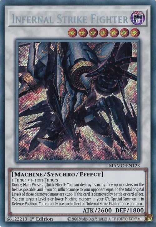 Infernal Strike Fighter Card Front