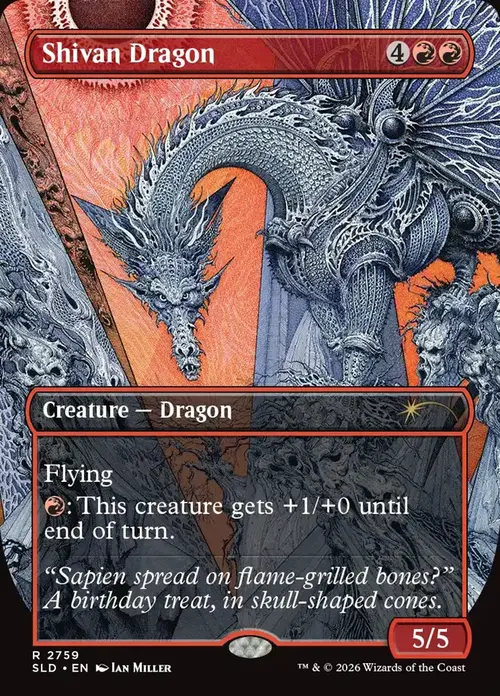 Drago di Shivan Card Front