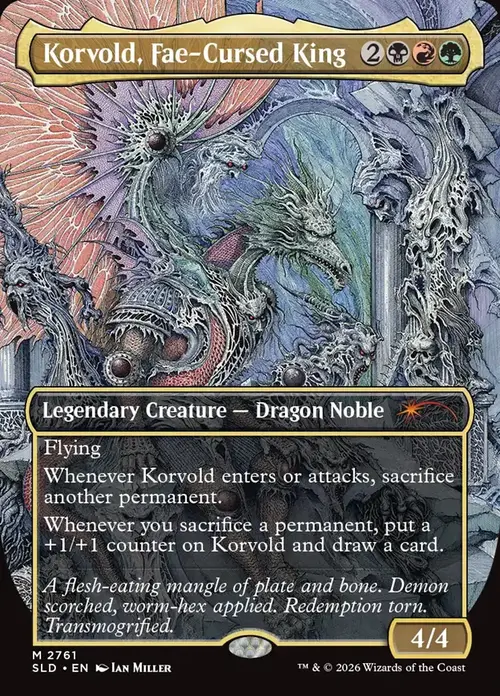 Korvold, Re Maledetto dalle Fate Card Front
