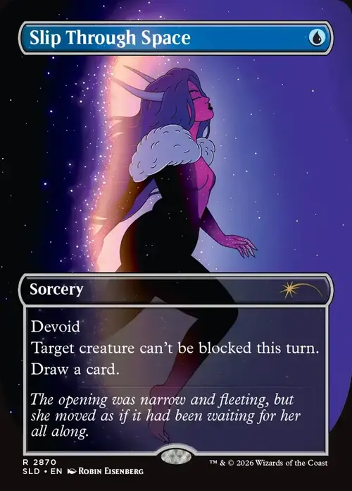 Slip Through Space Card Front