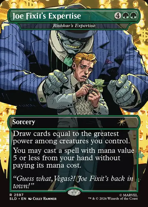 Rishkar's Expertise Card Front