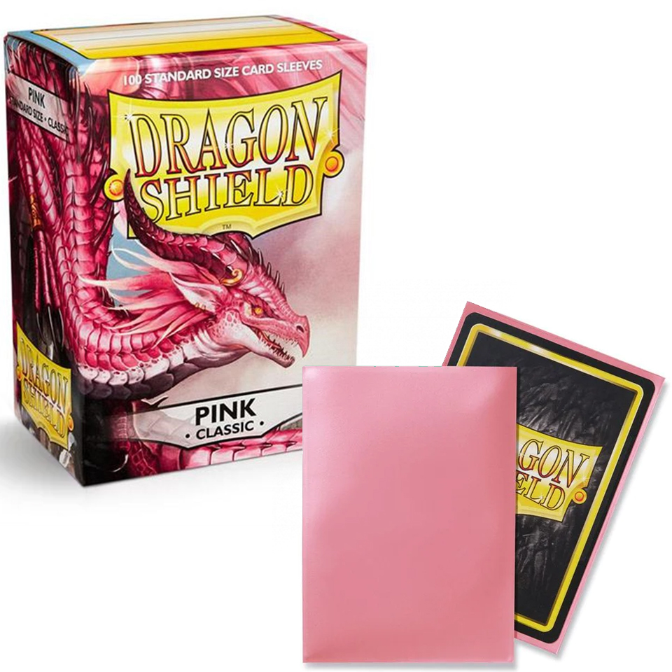 100 Dragon Shield Sleeves - Classic Pink