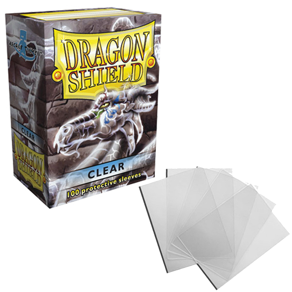 100 Dragon Shield Sleeves - Clear