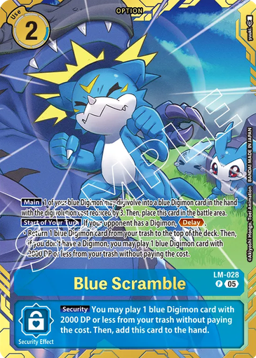 Blue Scramble Frente