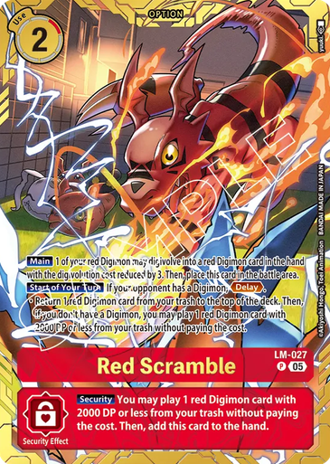 Red Scramble Frente