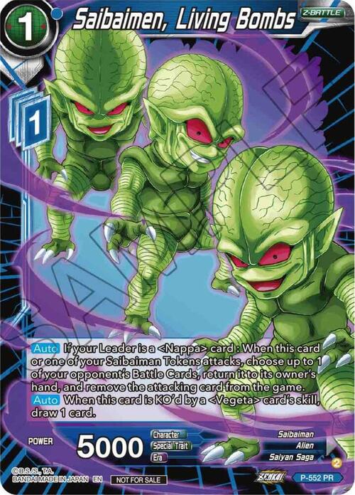 Saibaimen, Living Bombs Card Front