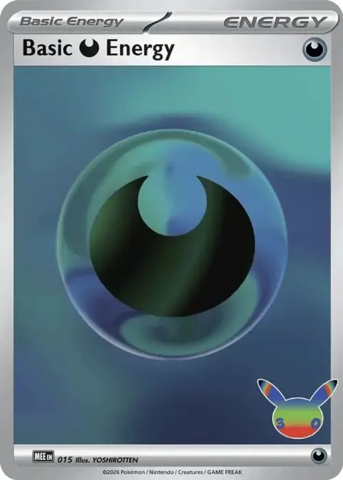 Basic Darkness Energy Card Front