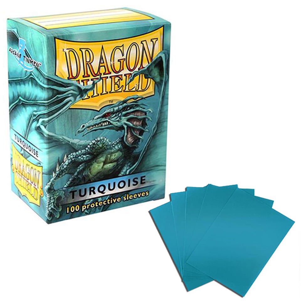 100 Dragon Shield Sleeves - Turquoise