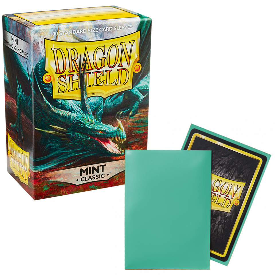 100 Dragon Shield Sleeves - Classic Mint