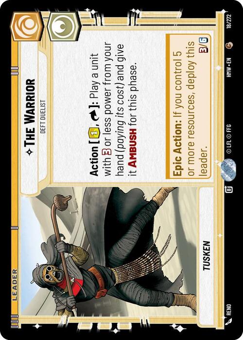 The Warrior, Deft Duelist Frente