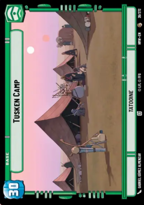 Tusken Camp Card Front