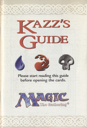 Introductory Two-Player Set: Kazz Instructions Booklet