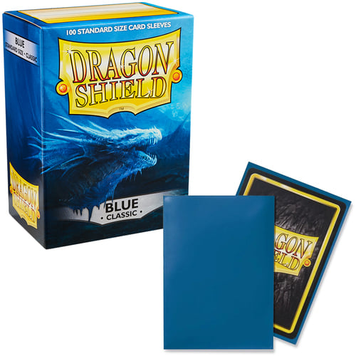 100 Dragon Shield Sleeves - Classic Blue