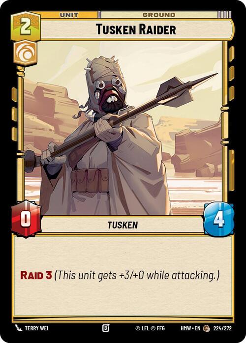 Tusken Raider Card Front