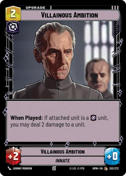Villainous Ambition Card Front