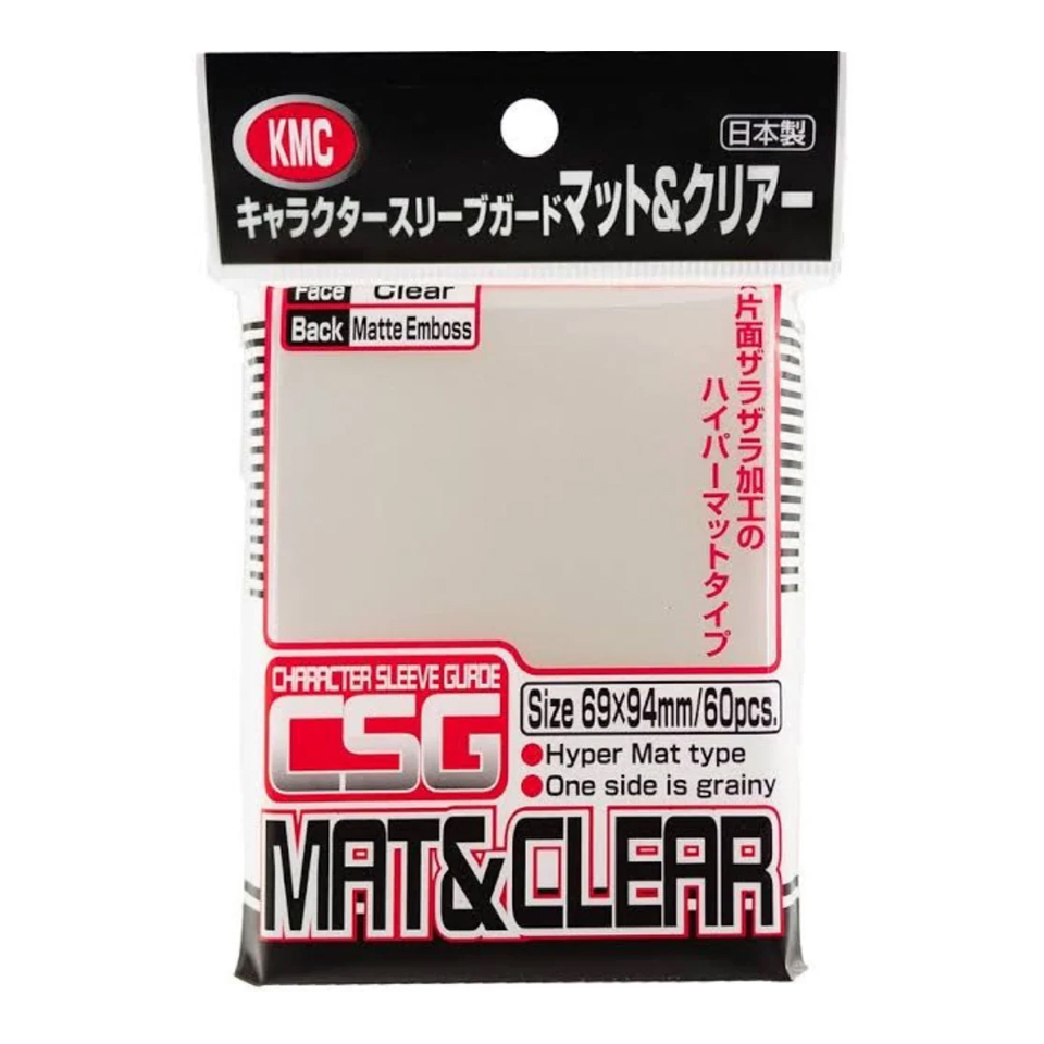 60 KMC Mat & Clear Character Guard Sleeves