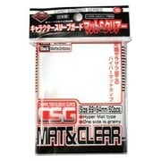60 KMC Mat & Clear Character Sleeve Covers