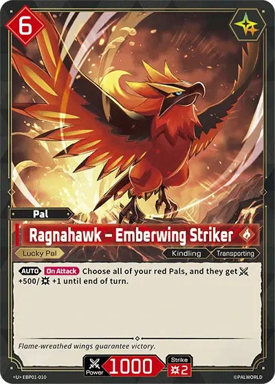 Ragnahawk - Emberwing Striker Frente