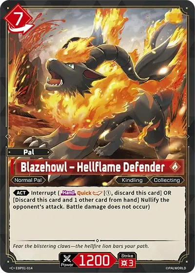 Blazehowl - Hellflame Defender Card Front