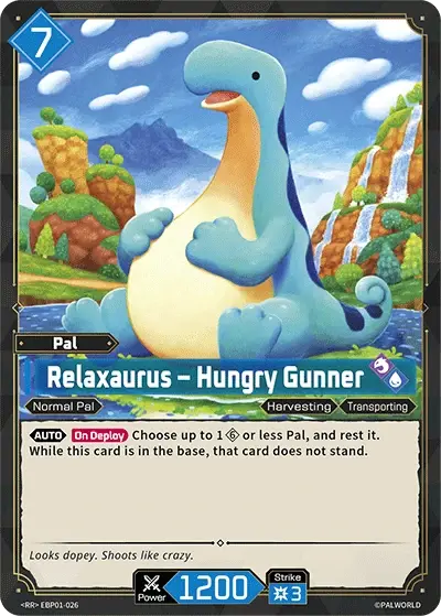 Relaxaurus - Hungry Gunner Frente