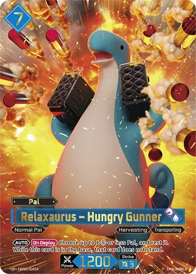 Relaxaurus - Hungry Gunner Frente