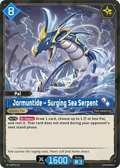 Jormuntide - Surging Sea Serpent Card Front