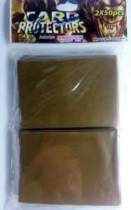 100 Card Way Sleeves (Gold)