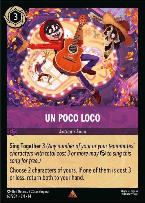 Un Poco Loco Card Front