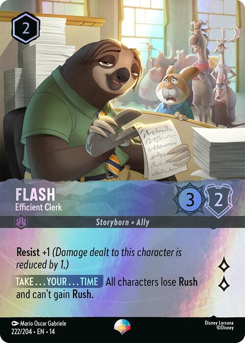 Flash - Efficient Clerk Card Front