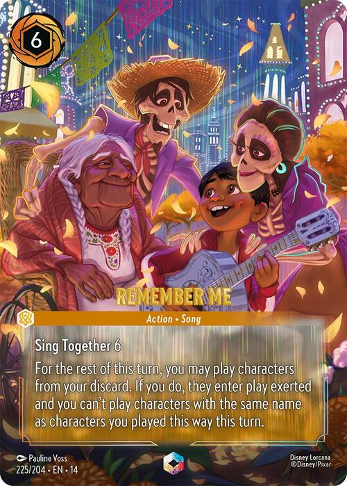 Remember Me Card Front