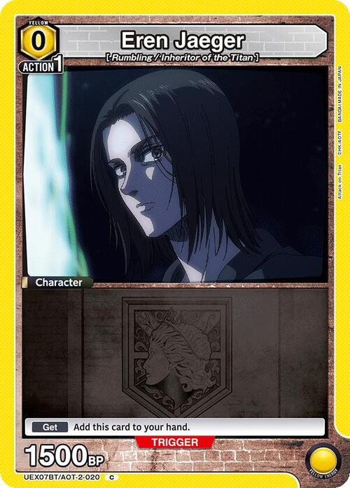 Eren Jaeger Card Front