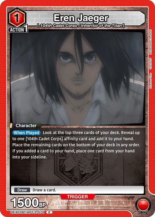Eren Jaeger Card Front