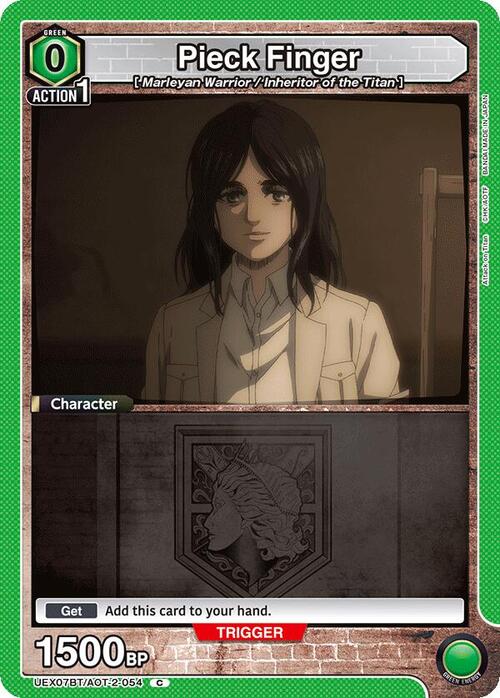 Pieck Finger Card Front