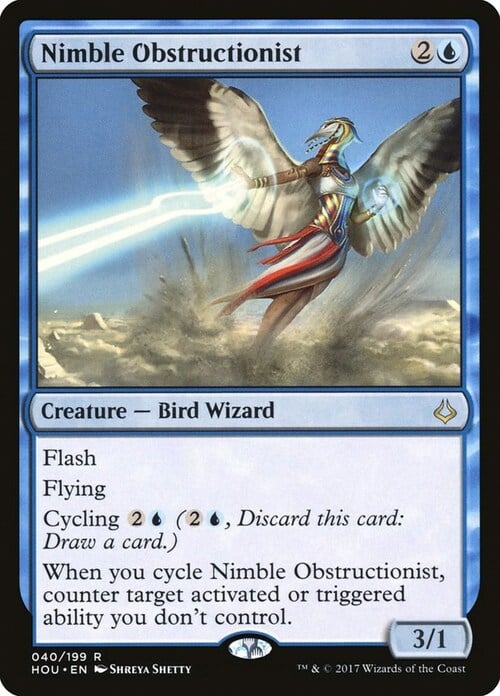 Nimble Obstructionist Card Front