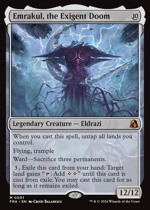 Emrakul, the Exigent Doom Card Front