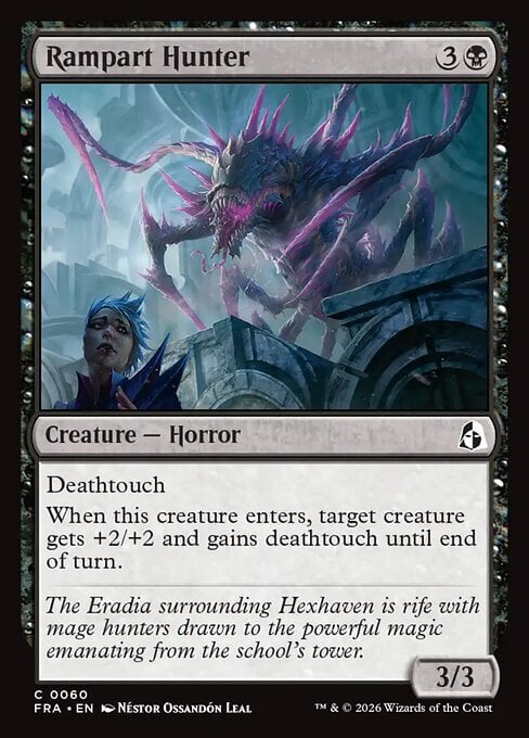 Rampart Hunter Card Front