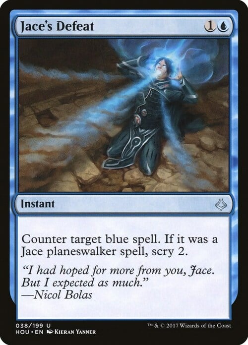 Sconfitta di Jace Card Front