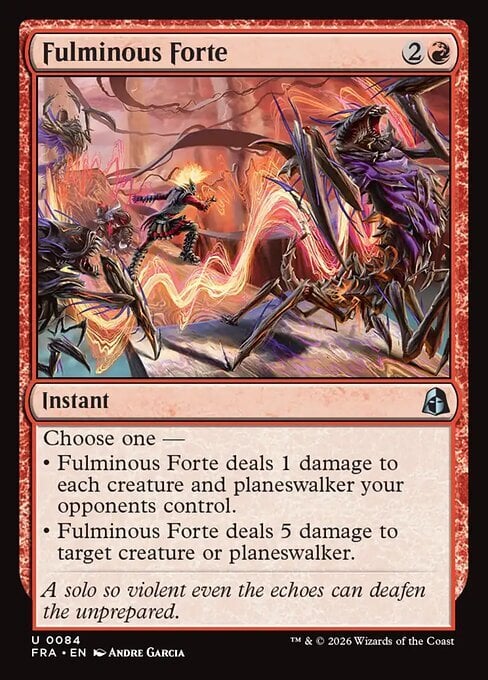 Fulminous Forte Card Front