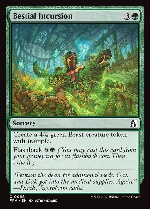 Bestial Incursion Card Front