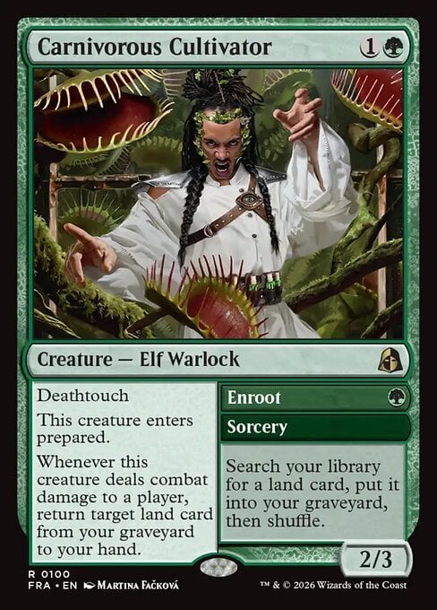 Carnivorous Cultivator // Enroot Card Front