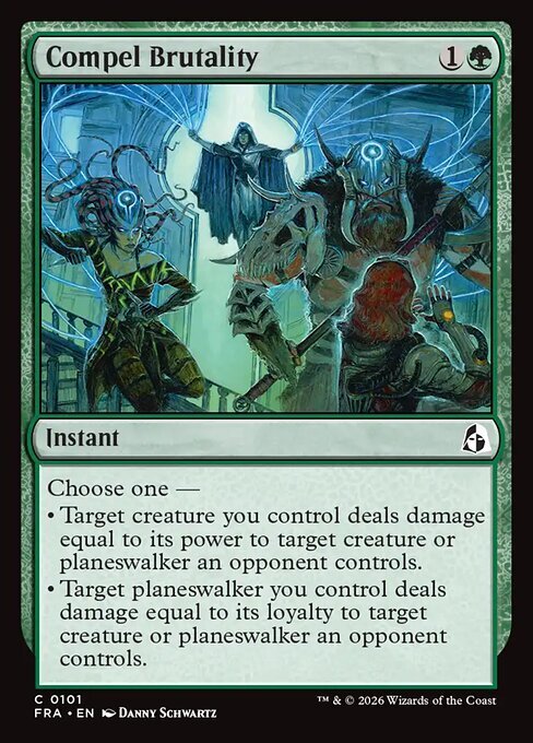 Compel Brutality Card Front