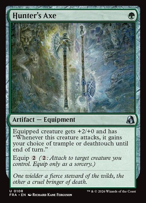Hunter's Axe Card Front