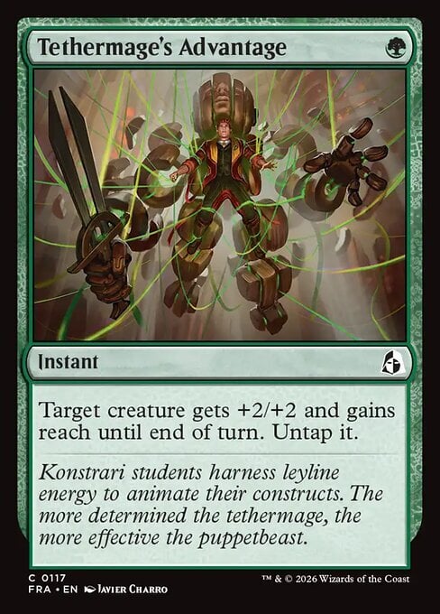 Tethermage's Advantage Card Front